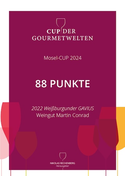 Gavius Weißburgunder Weingut Martin Conrad - Biowein