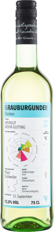 Grauburgunder Ecovin Weingut Mohr-Gutting - Biowein