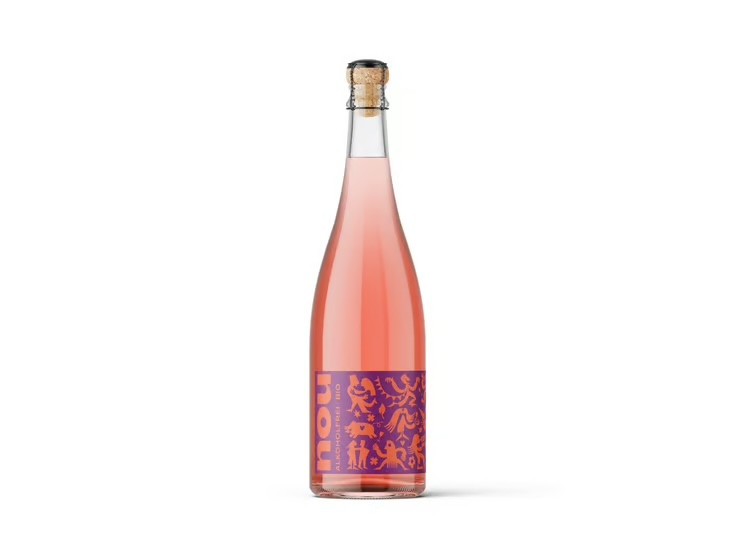 Nou alkoholfrei Rose (Sekt) - Biowein