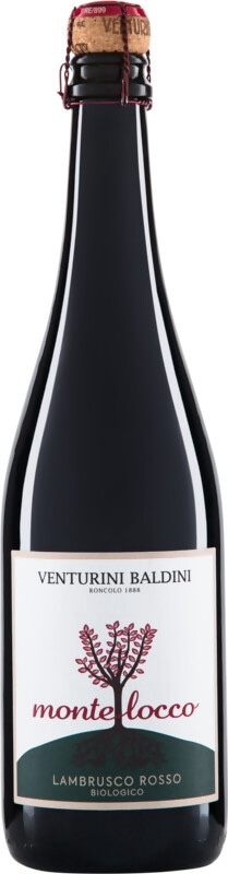 Lambrusco Montelocco Rosso Frizzante Baldini - Biowein